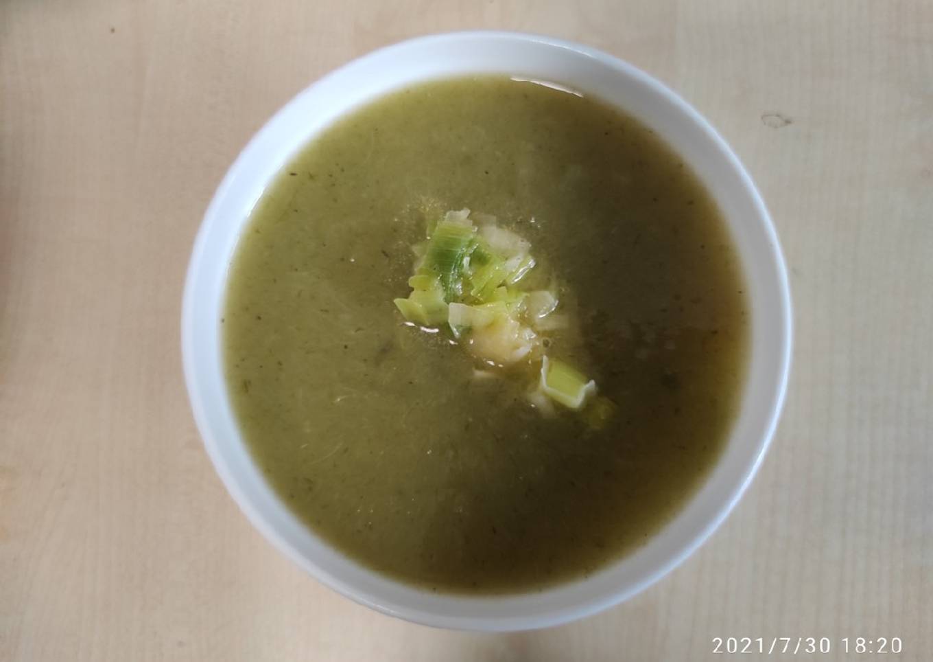 Soupe aux poireaux améliorée