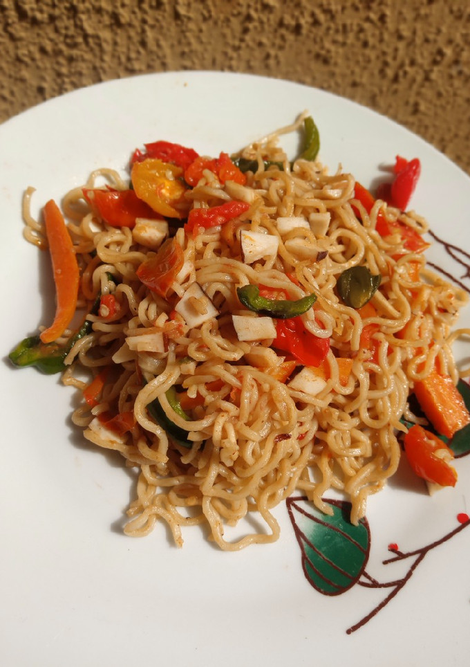 A picture of Coconut noodles.