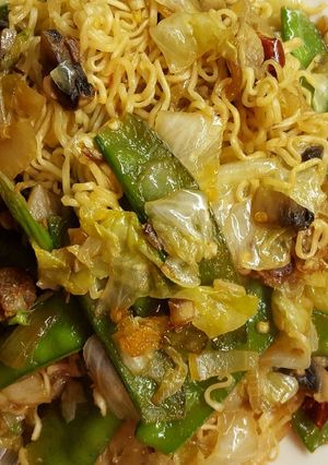 Xo 醬炒公仔麵 的食譜成品照片