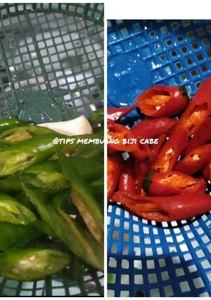 Foto resep Tips membuang biji cabe