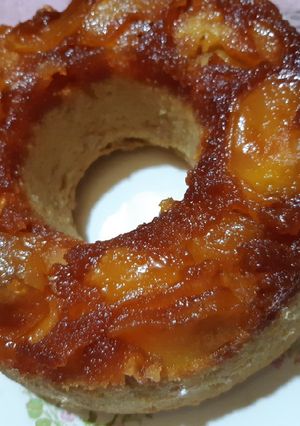 Una foto de Torta de manzana invertida