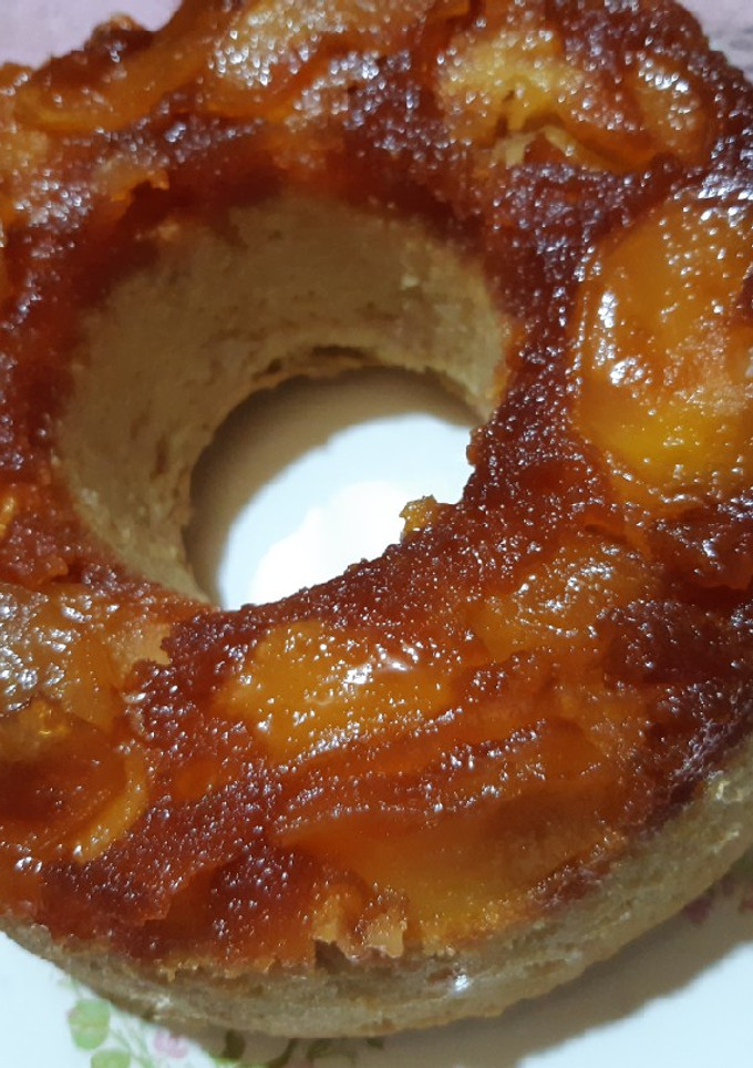 Una foto de Torta de manzana invertida