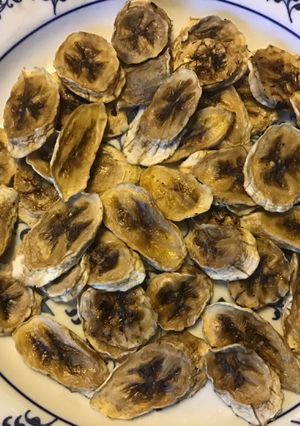 A picture of California Farm Smoke-Dried Banana Chips.