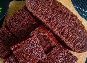 Gambar Kek Gula Hangus Tanpa Perap "Bakar Dapur Gas"