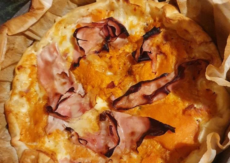 Steps to Prepare Perfect Torta salata con la zucca