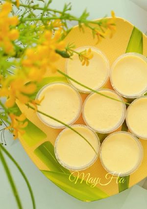 Hình của món Bánh Flan Phô Mai.