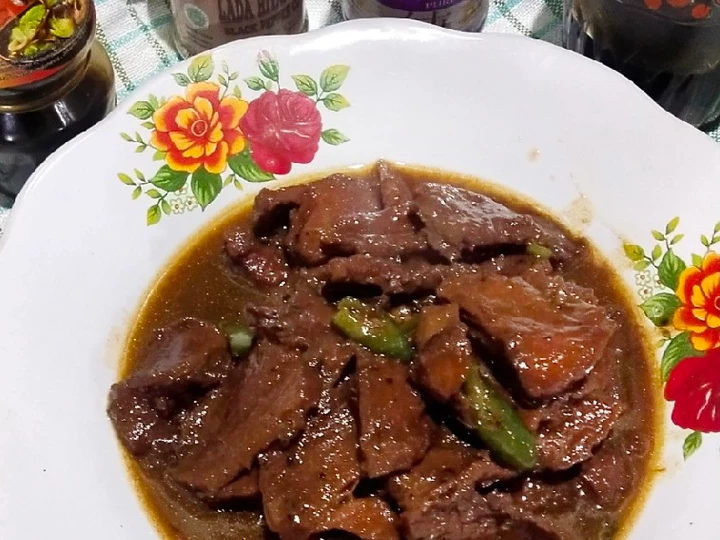 Langkah Mudah untuk Membuat Resep Daging sapi lada hitam yang Enak