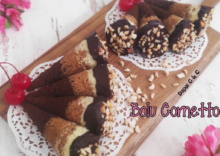 Resep Bolu Cornetto, Enak