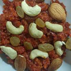 Gajar ka halwa A picture of Gajar ka halwa.