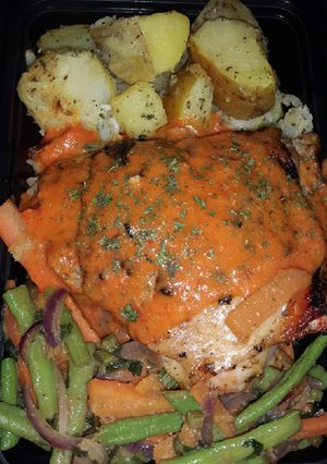Una foto de Pollo en salsa de pimentón ahumado