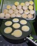 Bánh Căn bằng cơm nguội (từ gạo khô xốp và bột gạo)