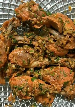 A picture of Coriander chicken.