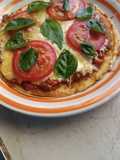 Pizza saludable, sin harina de trigo y sin horno