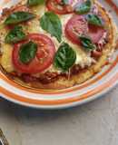 Pizza saludable, sin harina de trigo y sin horno