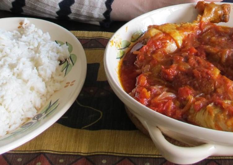 Pollo alla Jean-Claude - African chicken tomato stew