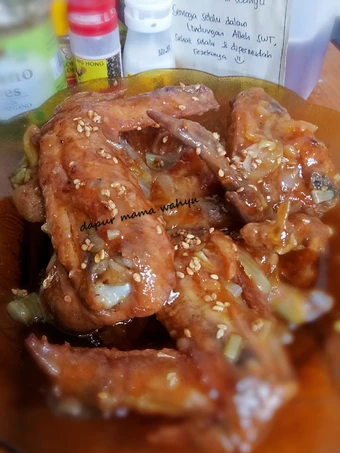 Cara Gampang Menyiapkan Resep Chicken wings madu yang Lezat Sekali Anti Ribet, Uenak Banget