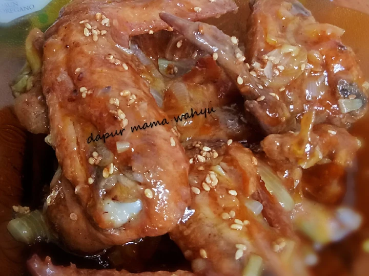 Cara Gampang Menyiapkan Resep Chicken wings madu yang Lezat Sekali Anti Ribet, Uenak Banget