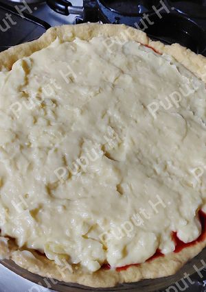 Foto resep Strawberry Pie with Vanilla Custard