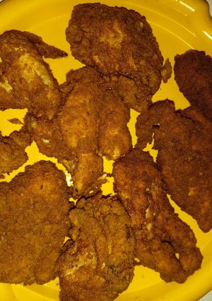 A picture of Crispy Breaded chicken cutlets.