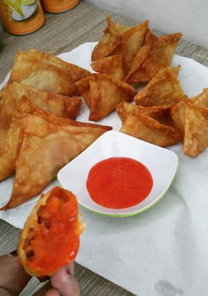 Foto resep Pangsit Goreng Isi Kornet