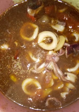 Foto resep Cumi asam manis simple