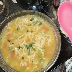A picture of Soupy noodles.