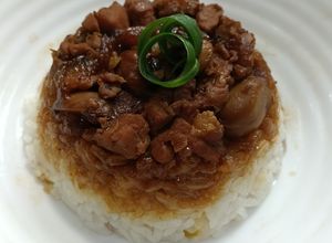 Foto resep 1/26. Nasi Tim Ayam Jamur