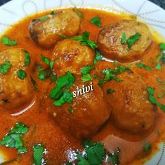 A picture of Kashmiri Dum Aloo.