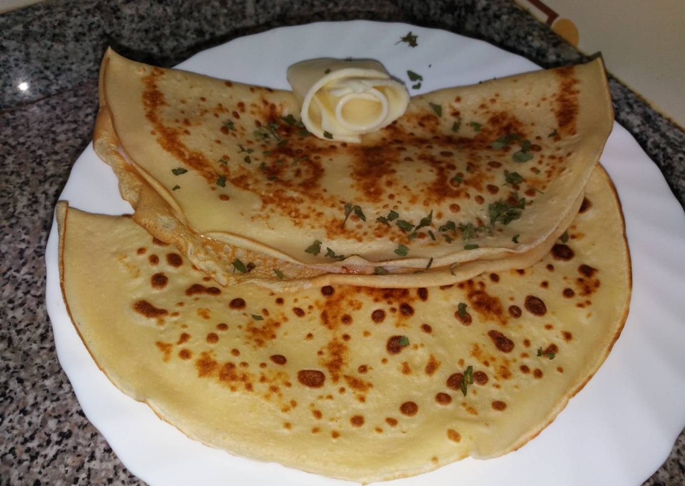 Crepes salados rellenos