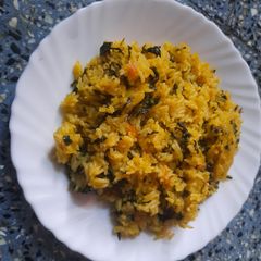 A picture of Methi rice.