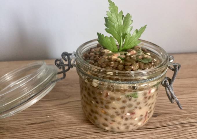 Salade de lentilles