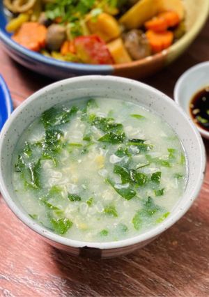 Hình của món Canh Rau Nấu Bắp.