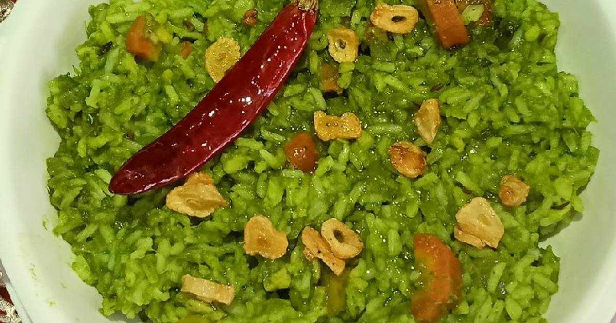 Palak Khichdi Recipe by Rita Talukdar Adak Cookpad