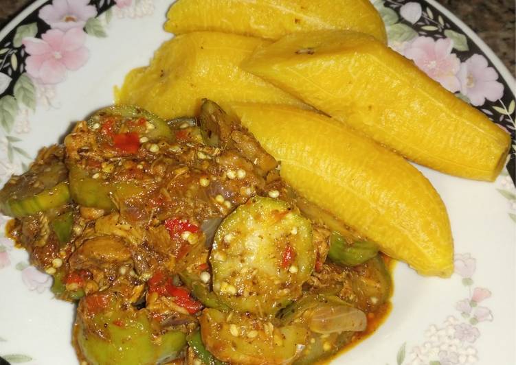 How to Prepare Appetizing Garden egg sauce and plantain | This is Recipe So Awesome You Must Undertake Now !!