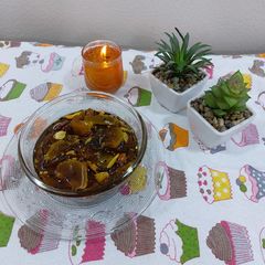 A picture of Raw Mango murabba/ khatti meethi chutney.
