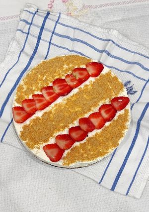Foto di Semifreddo alla panna con gelèe di fragole