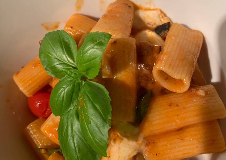 Simple Way to Make Any-night-of-the-week Eggplant Pasta