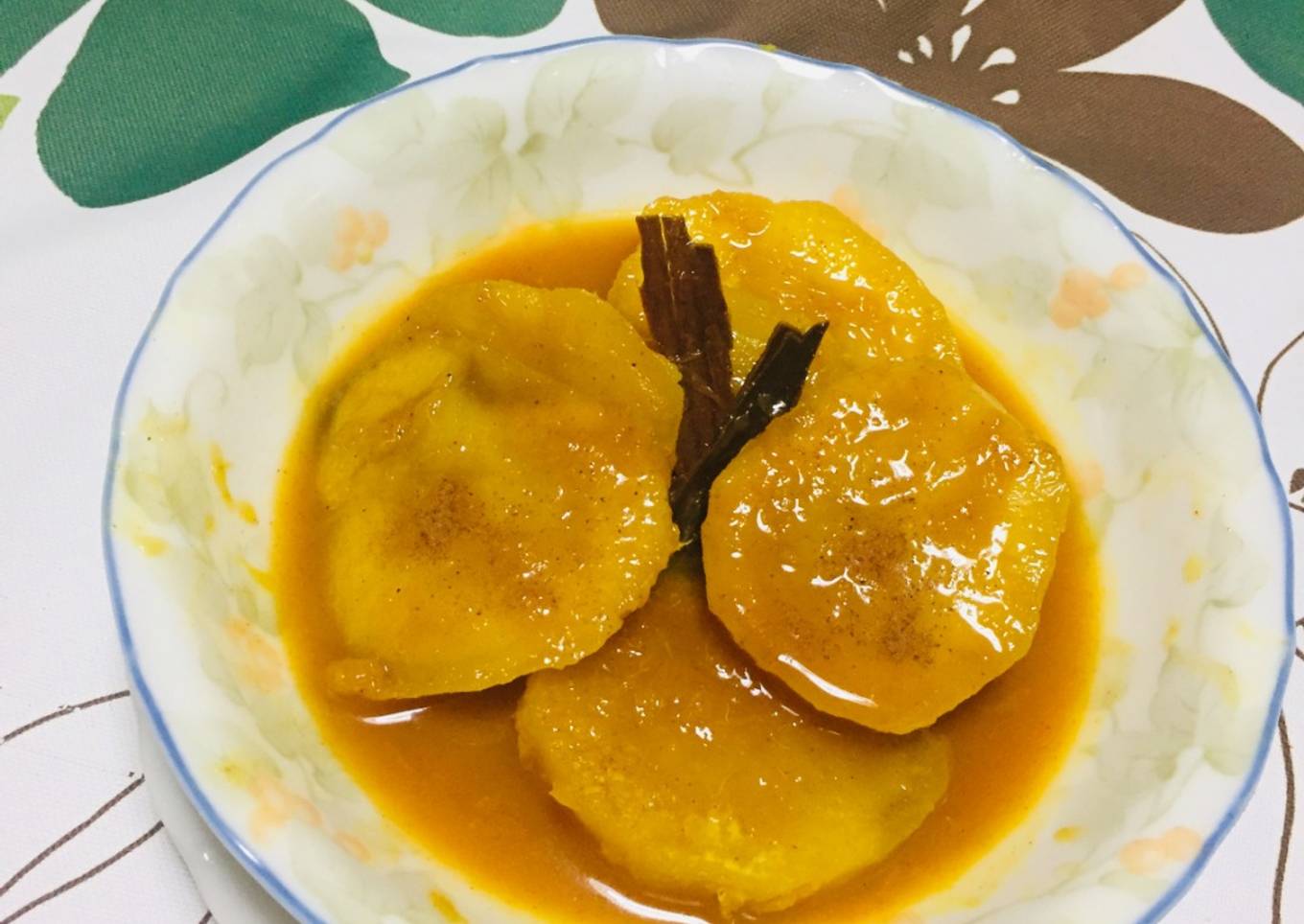 Dulce de camote con Zumo de Naranja 🍊 Glaseado al Horno Pe