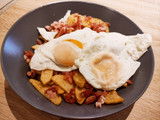Huevos rotos con jamón 😍