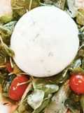 Burrata com Espinafres