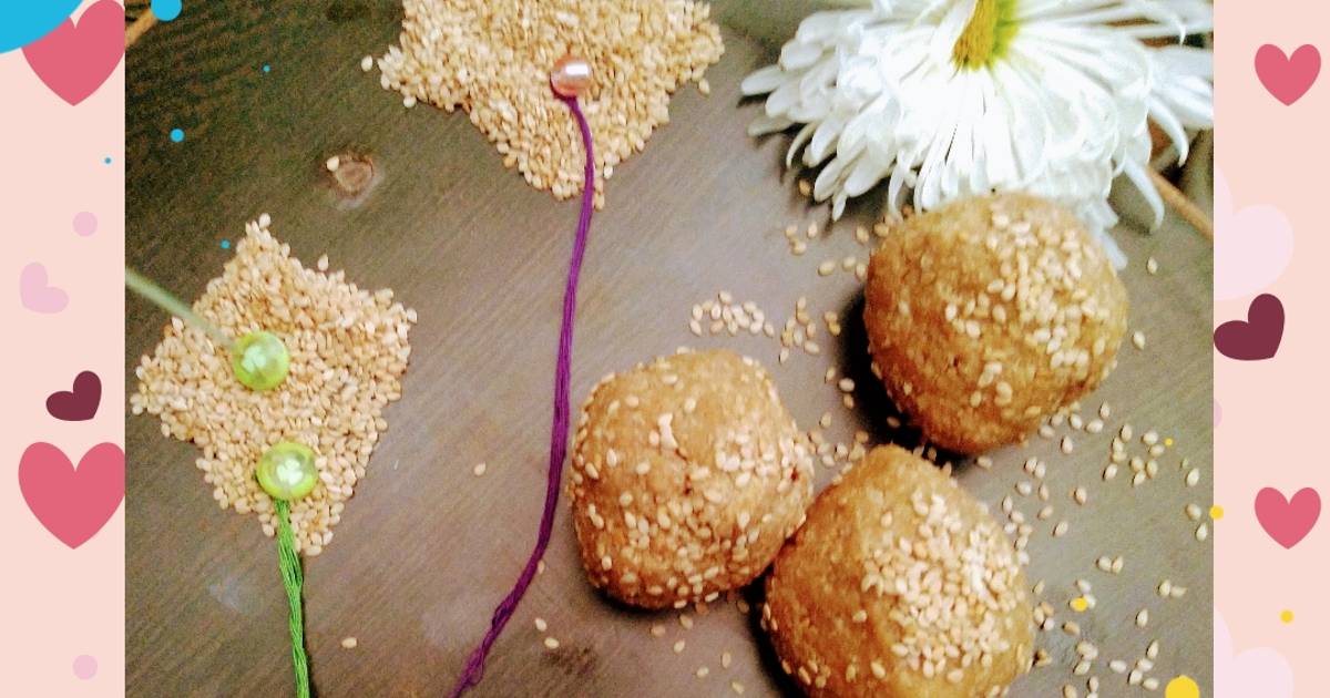 Sesame seeds jaggery ladoos Recipe by Deepika Sharma Cookpad