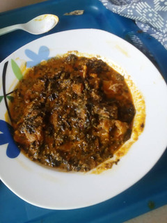 A picture of Groundnut soup.