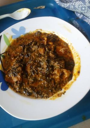 A picture of Groundnut soup.