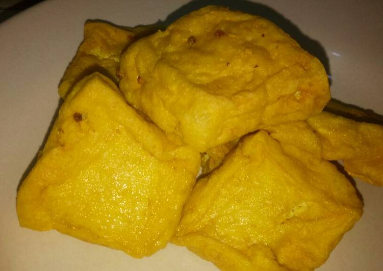Tahu ungkep goreng