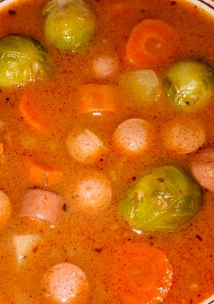 Kelbimbó leves recept fotója