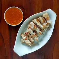 รูปของ Olahan Ayam: Sate Taichan Teflon