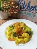 Resipi Berpantang :Sayur Campur Goreng
