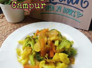 Gambar Resipi Berpantang :Sayur Campur Goreng