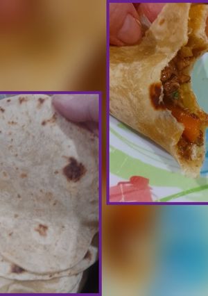 Una foto de Fajitas o tortillas de cheddar
