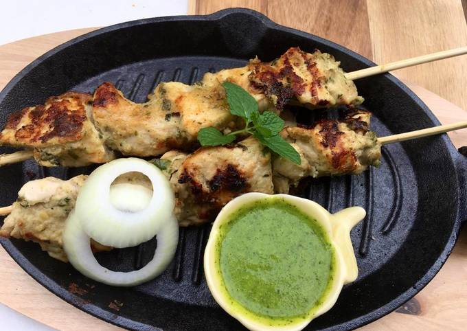 Chicken malai kababs